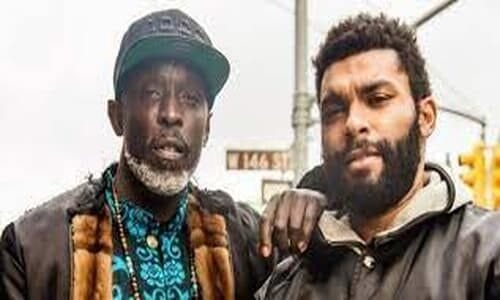 Elijah Anderson (right) together with his dad Michael K Williams