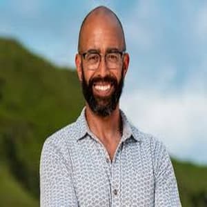 Nate Moore, 47-year-old Marvel producer and Survivor 49 castaway from Hermosa Beach, California