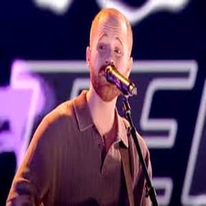 Liam Von Elbe performing on The Voice Season 28 blind audition