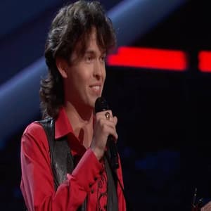 Brayden Howell performing during The Voice Season 30.