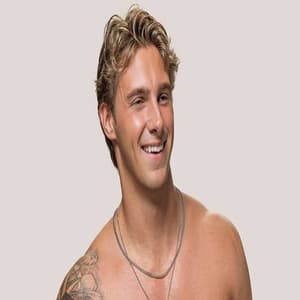 Caleb McDaniel during Love Island USA Season 8.